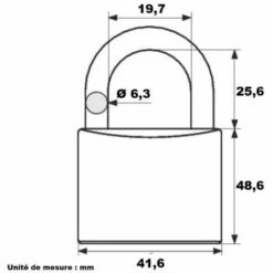 ISEO CAVERS Cadenas à 4 Chiffres City 41 Mm - ISÉO -ISEO CAVERS Soldes 2022 2127580 2