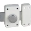 ISEO CAVERS Verrou City 25 à Bouton Pêne 110 Mm Varié Finition Blanc - ISÉO