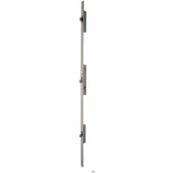 ISEO CAVERS Serrure 3 Points Multiblindo Inox ISEO Pêne Réversible - Têtière Plate 2300x24x3 - Axe 25 - 795110252