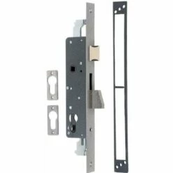 ISEO CAVERS Serrure à Larder - Axe à 25 Mm - Pêne Dormant Basculant Et 1/2 Tour - Iséo