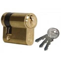 ISEO CAVERS Demi-cylindre Varié City ISEO 30x10mm Laiton Poli - 520930105