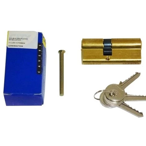 ISEO CAVERS Cylindre City ISEO 30x40mm Laiton Poli - Varié V04 KCF005504 - 520930427V04 3 ISEO CAVERS Cylindre City ISEO 30x40mm Laiton Poli - Varié V04 KCF005504 - 520930427V04