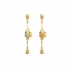 ISEO CAVERS Verrou 3 Points à Bouton - Cylindre 65 Mm - Droite - 15100651HB3