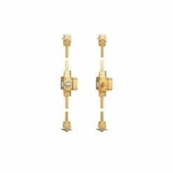 ISEO CAVERS Verrou 3 Points à Bouton - Cylindre 65 Mm - Gauche - 15100655HB3