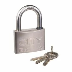 ISEO CAVERS Cadenas Anse Inox - Corps Nickelé Satiné Et Joint D'étanchéité - 60an Inox Nickvari - Iséo